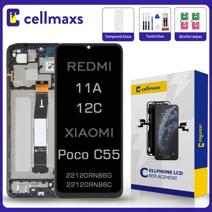 For XIAOMI REDMI 12C 11A Poco C55 LCD