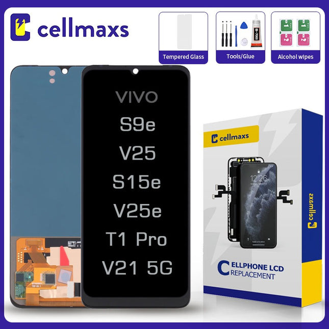 For VIVO S9e S15e T1 Pro V21 5G V25 V25e AMOLED LCD