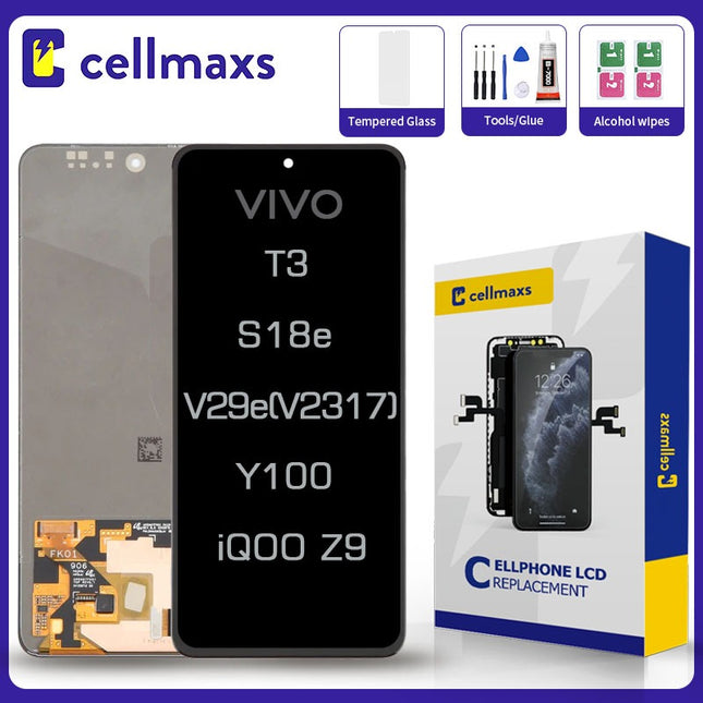 For VIVO S18e T3 V29e V2317 Y100 4G iQOO Z9 AMOLED LCD