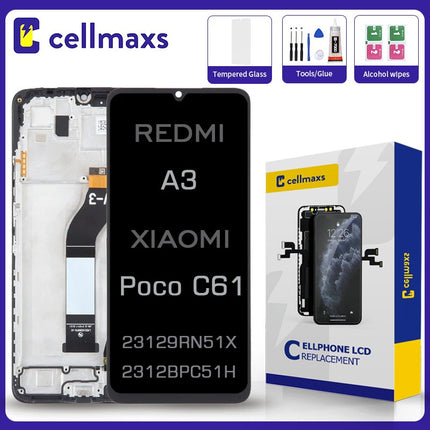 For XIAOMI Poco C61 REDMI A3 LCD
