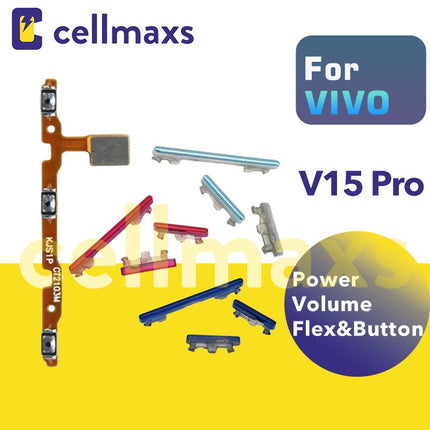 For VIVO V15 Pro 1818 Power On Off Volume Flex Button