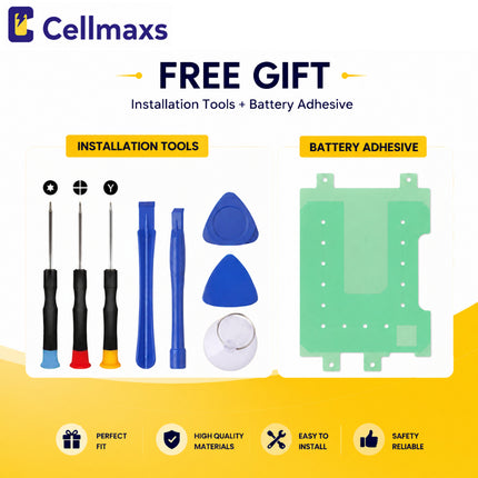 Cellmaxs Battery EB-BG985ABY For Samsung Galaxy S20+ SM-G985 4370mAh Battery Replacement With Tools Adhesive