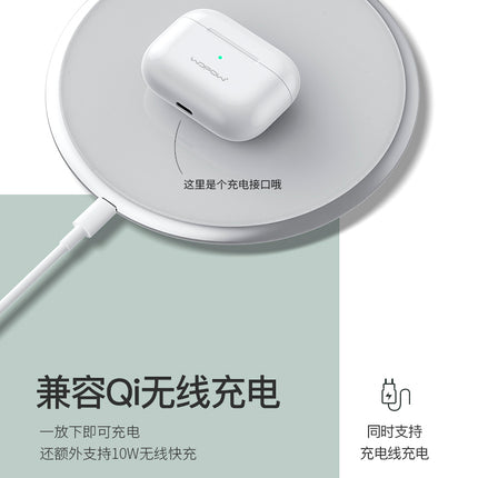 Wopow Gen 6 Wireless Bluetooth Earbuds – AirPods 6 Style, Stable Connection, Hi-Fi Sound, Auto Pairing
