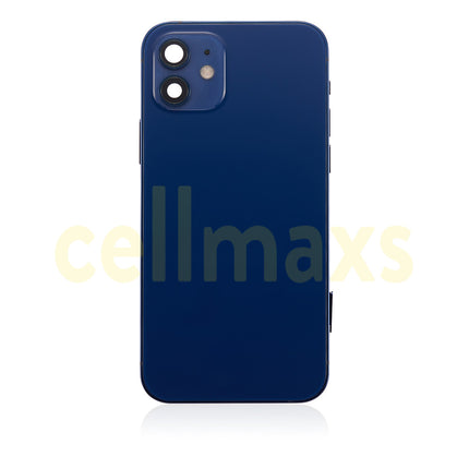 Cellmaxs For iPhone 12 Mini Pro Max Back Housing Cover Replacement With Power Volume Button Keys Camera Lens Sim Card Tray Free Tools