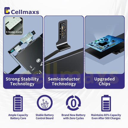 For iPhone 5S SE 6 6s 7 8 X XR XS Max 11 12 13 14 Plus Pro Mini Max Super High Capacity Battery
