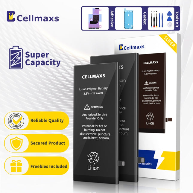 For iPhone 5S SE 6 6s 7 8 X XR XS Max 11 12 13 14 Plus Pro Mini Max Super High Capacity Battery