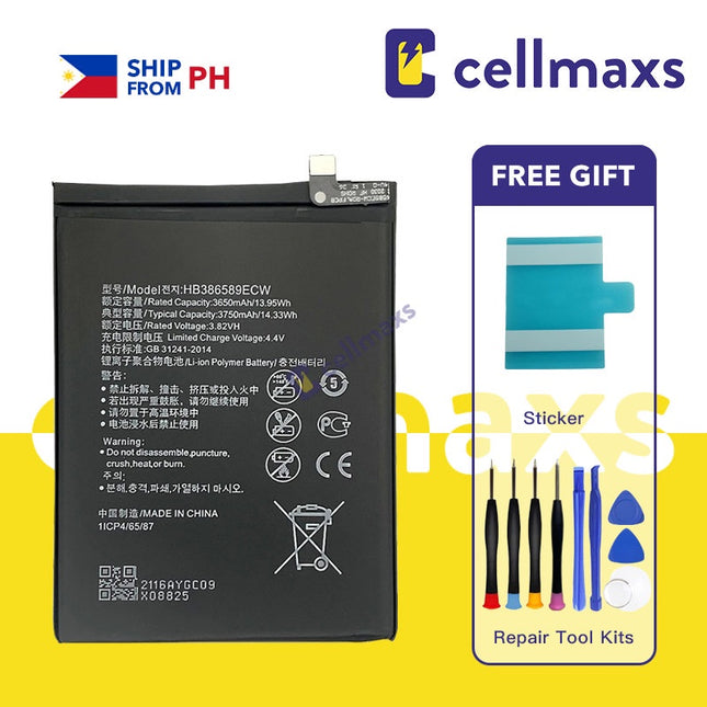 For HUAWEI Nova 3 4 5T Honor 8x Mate 20Lite HB386589ECW Battery