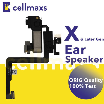 For Apple iPhone X XS XR 11 12 13 14 Mini Pro Max Earspeaker With flex