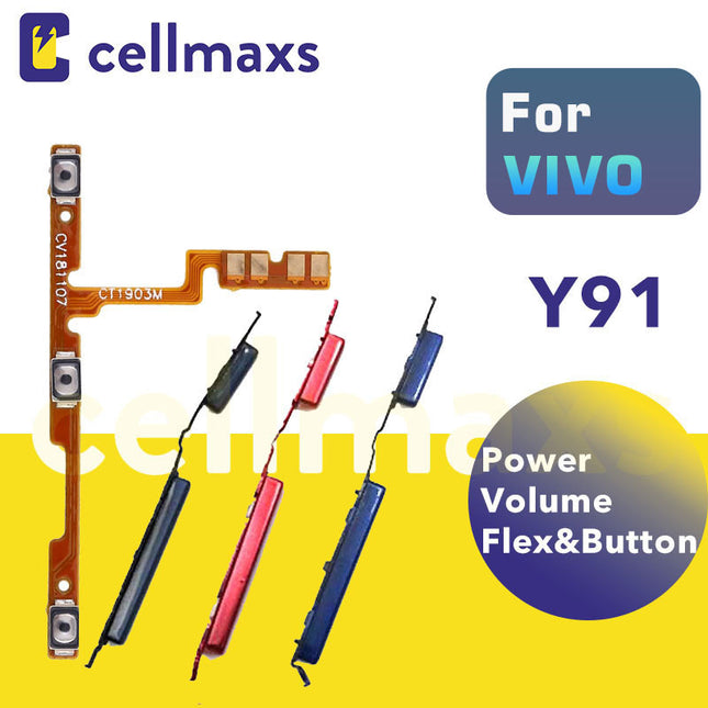 For VIVO Y91 Y91i Y91C Y93 Y95 Power Volume Button Flex