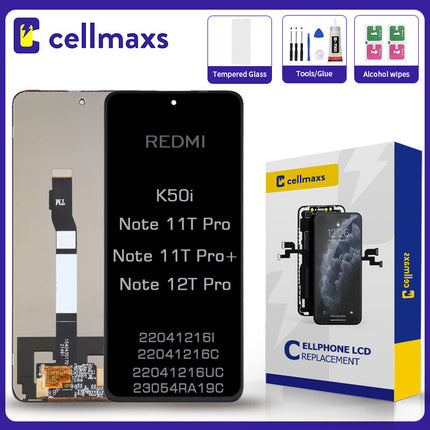 For XIAOMI REDMI K50i Note 11T 12T Pro Pro+ LCD
