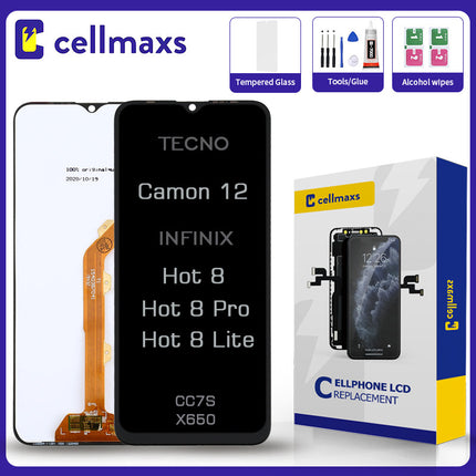 For TECNO Camon 12 INFINIX Hot 8 Pro Lite CC7S LCD