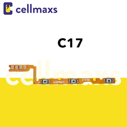 For REALME C11 C15 C17 C20 C21 C25 2021 Power Volume Button Flex