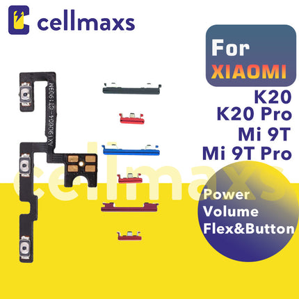 For XIAOMI K20 MI 9T Pro Power Volume Button Flex