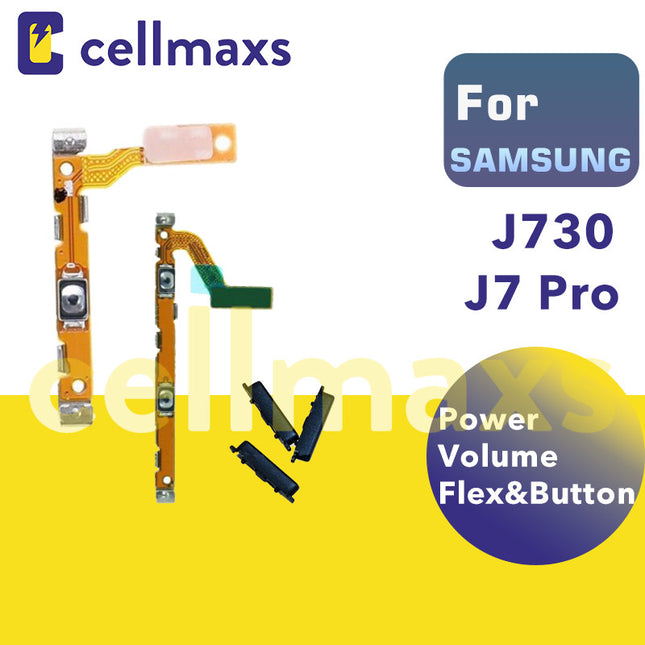 For SAMSUNG Galaxy J7 Pro J730 Power Volume Button Flex
