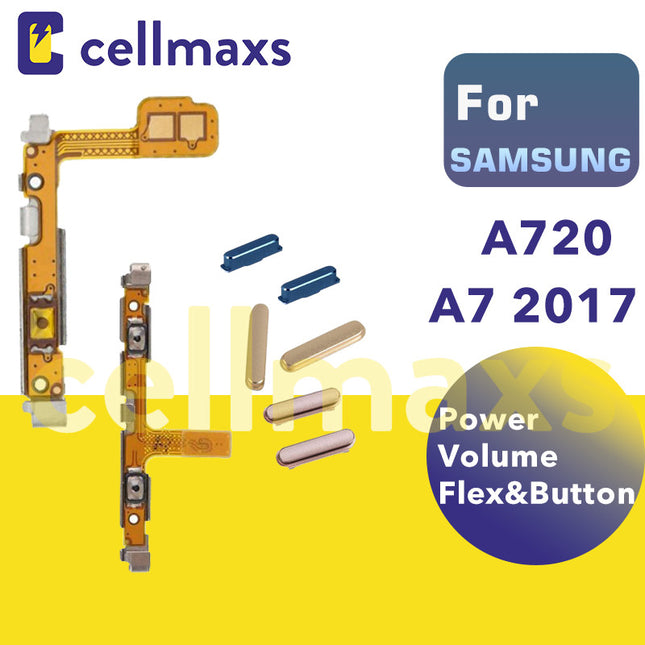 For SAMSUNG Galaxy A7 2017 A720 Power Volume Button Flex