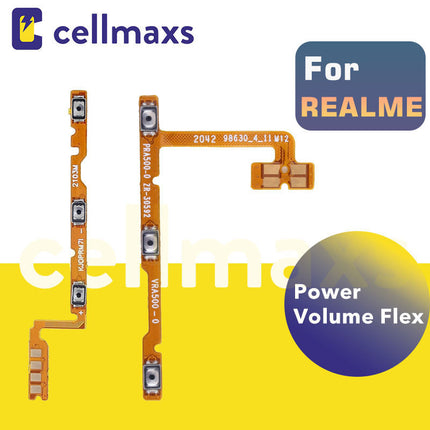 For REALME C11 C15 C17 C20 C21 C25 2021 Power Volume Button Flex
