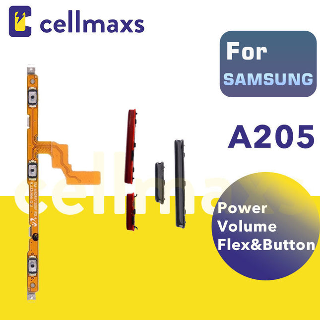 For SAMSUNG Galaxy A20 A205 Power Volume Button Flex
