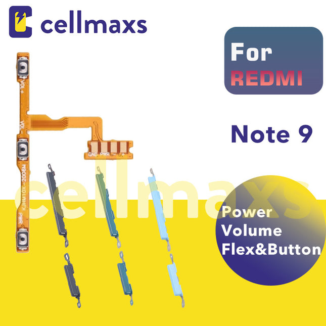 For REDMI Note 9 Power Volume Button Flex
