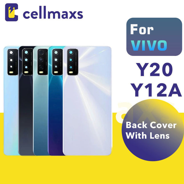 For VIVO Y20 Y20S G Y20i Y12S Y12A Back Cover