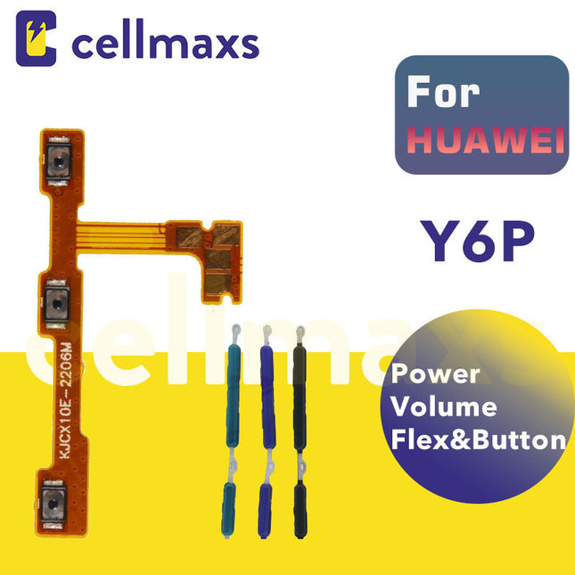 For HUAWEI Y6P 2020 Power Volume Button Flex