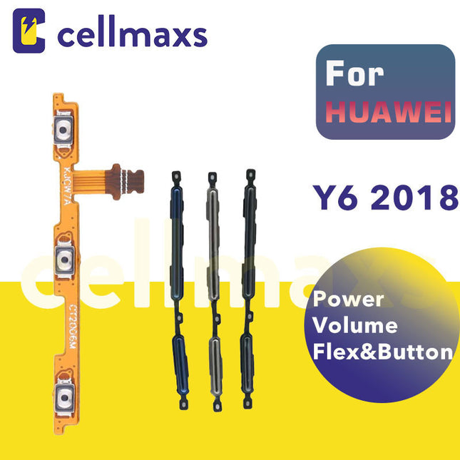 For HUAWEI Y6 Prime 2018 Power Volume Button Flex