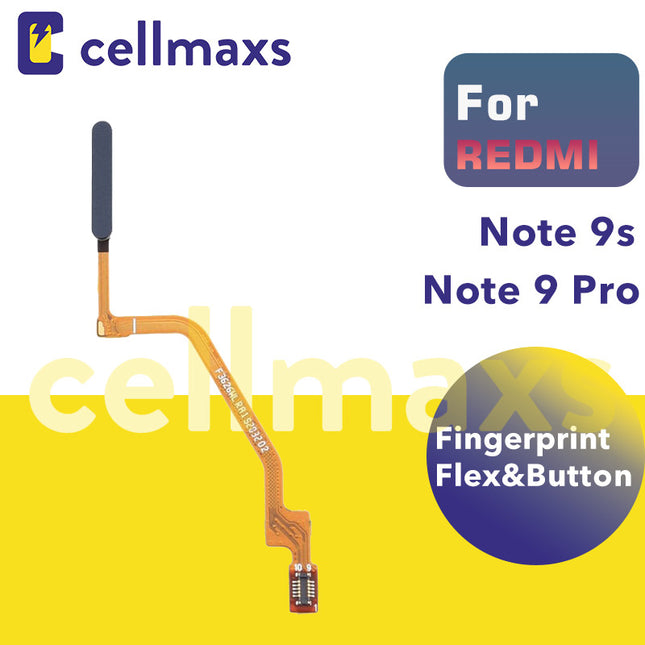 For XIAOMI REDMI Note 9s 9 Pro Fingerprint Flex