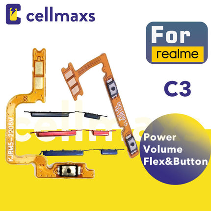For REALME C3 C3i Power Volume Button Flex