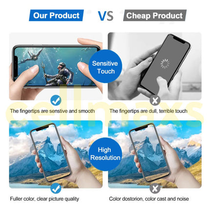 For Apple iPhone X XS XR Max 11 12 13 14 15 Mini Pro Plus Max JK LCD