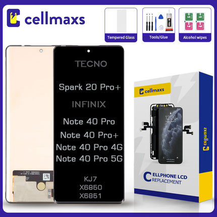 For TECNO Spark 20 Pro+ INFINIX Note 40 Pro 4G Pro+ LCD
