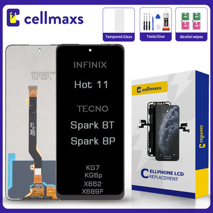 For INFINIX Hot 11 TECNO Spark 8T 8P LCD