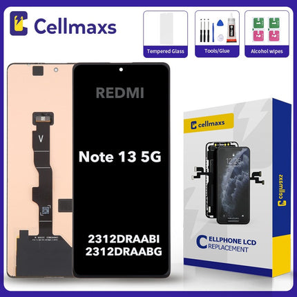 For XIAOMI REDMI Note 13 2312DRAABG 2312DRAABI AMOLED Touch Screen LCD Replacement With Frame