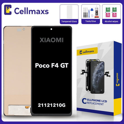 For XIAOMI Poco F4 GT 21121210G AMOLED LCD Touch Screen Replacement