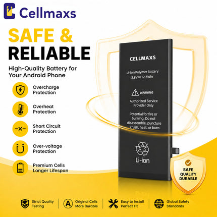 Cellmaxs Battery EB-BG985ABY For Samsung Galaxy S20+ SM-G985 4370mAh Battery Replacement With Tools Adhesive