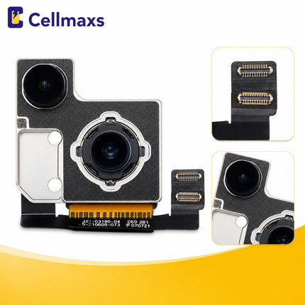 Cellmaxs For iPhone 13 iPhone 13 Mini Back Rear Camera Module Replacement with Programmed Flex No Pop-Up Option