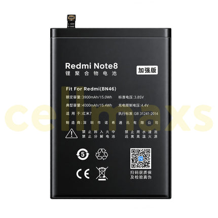 Nohon Battery BN46 4000mAh For Xiaomi Redmi 7 Note 8 8T M1810F6LG M1810F6LH M1908C3JH M1908C3JG M1908C3XG Battery Replacement With Tools Adhesive