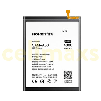 Nohon Battery EB-BA505ABU 3900mAh For Samsung Galaxy A20 A30 A30s A50 A50s A205 A305 A505 A507 Battery Replacement With Tools Adhesive