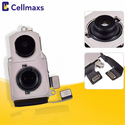 Cellmaxs For iPhone 16 Back Rear Camera Module Replacement with Programmed Flex No Pop-Up Option