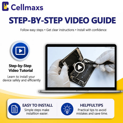 Cellmaxs Diagnostic Battery For iPhone 13 3740mAh Pass Repair Assistant Battery Replacement With Tools Adhesive