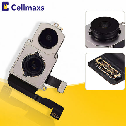 Cellmaxs For iPhone 16 Plus Back Rear Camera Module Replacement with Programmed Flex No Pop-Up Option