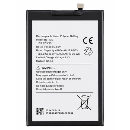 Cellmaxs Battery BL-49ST For Tecno Spark 10 10C Pro 20 KJ5 KI7 KI5q KI5k 5000mAh Battery Replacement With Tools Adhesive