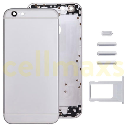 Cellmaxs For iPhone 6 Plus Back Housing Cover Replacement With Wireless Charging Power Volume Flex Camera Lens Button Keys Sim Card Tray Free Tools